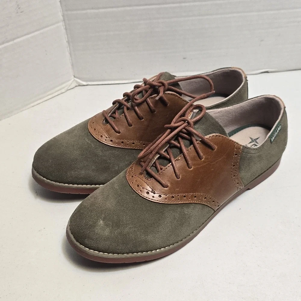 Eastland Sadie Women's Oxford Shoes Olive Size 9.5
